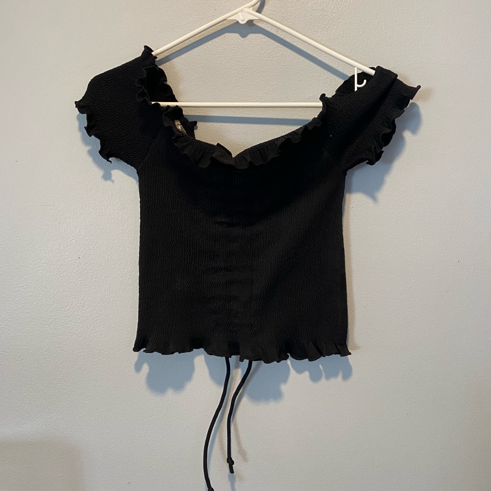 Black Crop Top